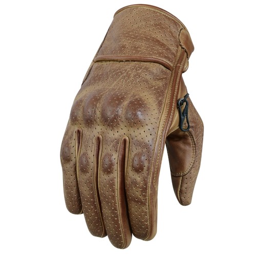 Retro vintage leder handschuhe - leder,