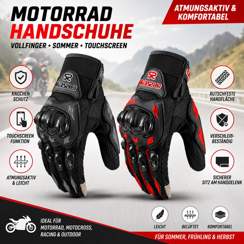Touchscreen motorradhandschuhe - touchscreen,