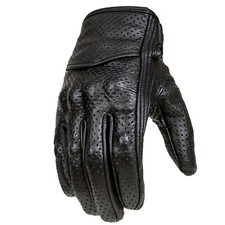NEUE LEDER MOTORRADHANDSCHUHE